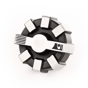 Jeep Wrangler Fuel Cap - Rugged Ridge - Elite - Brushed Aluminum - `07-`22 Jeep Wrangler Fuel Cap - Rugged Ridge - Elite - Brushed Aluminum - `07-`22